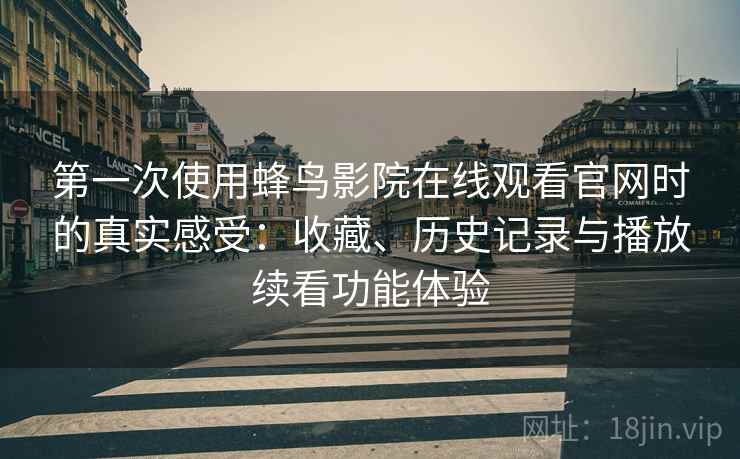 第一次使用蜂鸟影院在线观看官网时的真实感受：收藏、历史记录与播放续看功能体验